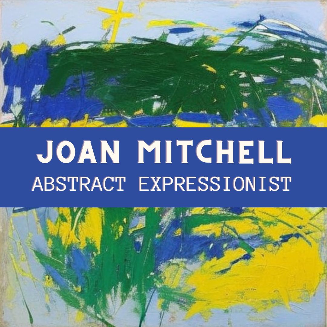 Joni Mitchell Abstract Expressionist